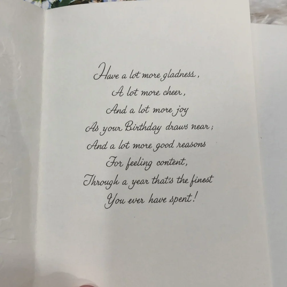 Vintage birthday cards